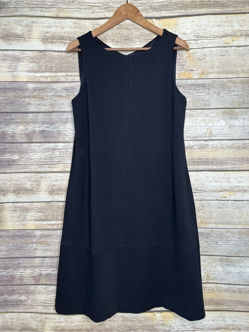 Eileen Fisher S little black dress fit and flare
